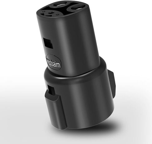 محول J1772 إلى Tesla لطراز Tesla 3/Y/S/X، 80 أمبير/250 فولت تيار متردد، محول شحن Tesla لرحلة الشركة المنزلية، محمول، آمن، صلب، تصميم متين متوافق مع محطة شاحن J1772، المستوى 1، 2 in Kuwait