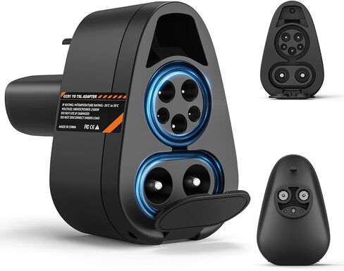 QUEP CCS1 to Tesla Charger Adapter, 250KW CCS1 Plus J1772 Adapter Nacs Charger to Tesla Accessories 2023 Model 3/X/Y/S 500V DC/AC EV Fast Charging Compatible with Level3 Fast Charging Station in Saudi Arabia