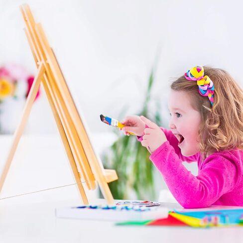 8Pack Wooden Easel,16"Easel Stand,Easel for Painting canvases, Art, Crafts, Tripod, Painting Party. (8) in Saudi Arabia