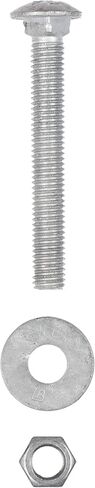 1/2" x 8" (25 pack) Galvanized Carriage Bolt Kit, Hot Dip Galvanized for Exterior Use by Makers Bolt in Saudi Arabia