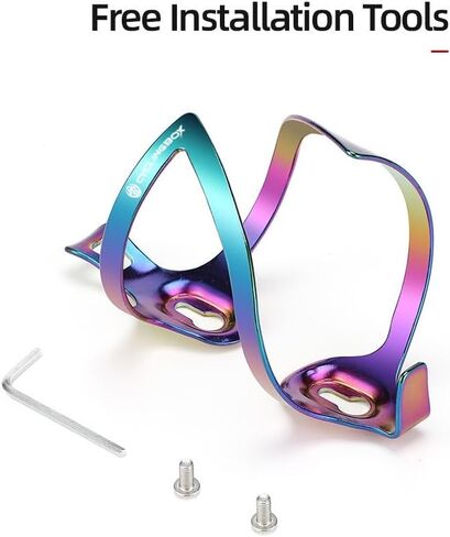 Premium Aluminum Alloy Bike Cup Holder - - Durable Water Bottle Cage for Bicycle, Road Bike, Mountain Bikes (Multicolor) in Saudi Arabia