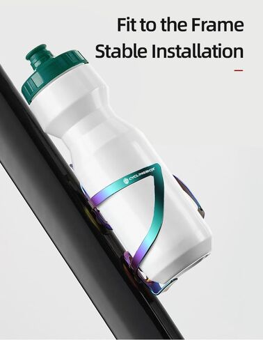 Premium Aluminum Alloy Bike Cup Holder - - Durable Water Bottle Cage for Bicycle, Road Bike, Mountain Bikes (Multicolor) in Saudi Arabia