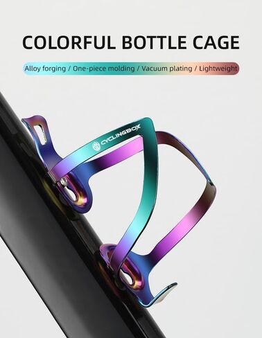 Premium Aluminum Alloy Bike Cup Holder - - Durable Water Bottle Cage for Bicycle, Road Bike, Mountain Bikes (Multicolor) in Saudi Arabia