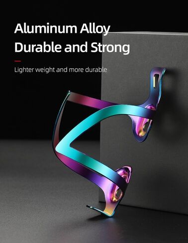 Premium Aluminum Alloy Bike Cup Holder - - Durable Water Bottle Cage for Bicycle, Road Bike, Mountain Bikes (Multicolor) in Saudi Arabia