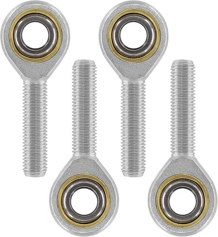 Rierdge SA6T/K Rod End Bearing, 6mm Inside Dia Rod End Bearing Right Hand Male Outer Thread Metric Rod end Joint Bearing POS6A, 4pcs in Saudi Arabia