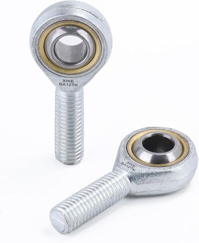 XIKE 2 قطعة SA3 محامل نهاية القضيب المشتركة تتحمل 3 مم، خيط ذكر يناسب اليد اليمنى DIY/طباعة ثلاثية الأبعاد/أسطوانات هيدروليكية، CNC/العبوة/الهندسة/الزراعة/آلات الحديقة، الدراجات النارية/الشاحنات/السيارات. in Saudi Arabia
