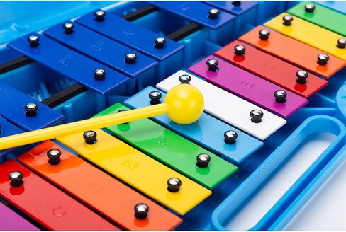 25 ملاحظة من CeleMoon إكسيليفون خشبي ملون للأطفال والأطفال الصغار، أداة قرع الطبل الموسيقية التعليمية لتعلم الموسيقى، ألعاب هدايا للأطفال الأولاد والبنات in Kuwait