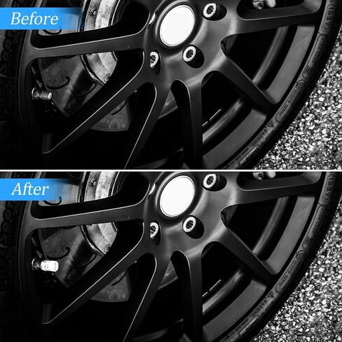 Car Tire Stem Valve Caps, 4 Pcs Aluminum Alloy Valve Stem Covers, Corrosion Resistant Leak-Proof Tire Cap Cover Accessories, Hexgon Style Wheel Air Valve Caps for SUV Car Bike (Black) in Saudi Arabia