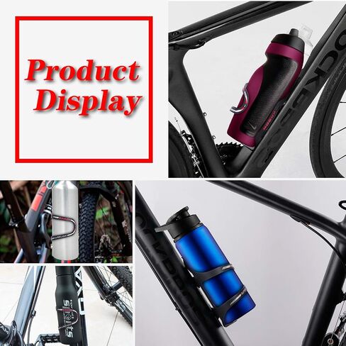 Bike Water Bottle Holder, KABON Lightweight Bicycle Alloy Aluminum Side Load Water Bottle Cage Brackets for Road Bike MTB Cycling Accessories - Red in Saudi Arabia