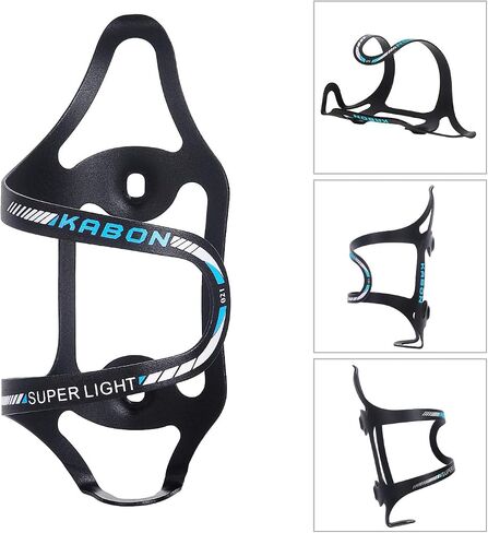 Bike Water Bottle Holder, KABON Lightweight Bicycle Alloy Aluminum Side Load Water Bottle Cage Brackets for Road Bike MTB Cycling Accessories - Red in Saudi Arabia