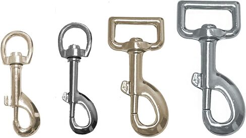 خطافات دوارة المفاجئة، خطافات مقود الكلب من الفولاذ المقاوم للصدأ 316 مشبك غوص سكوبا من الدرجة البحرية مناسب لمشابك أحزمة الكلاب الثقيلة، وسلاسل المفاتيح، والمحافظ، والحقائب المدرسية، والمحافظ، والأحزمة، وأطواق الحيوانات الأليفة 4 قطع. in Kuwait