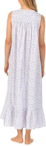 Eileen West Cotton Lawn Sleeveless Ballet Gown for Women - Pure Cotton Construction - Ribbon-Beaded Edge Lace in Saudi Arabia