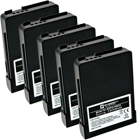 Synergy Digital Pager Battery, Compatible with Motorola Minitor V Pager, (Ni-MH, 3.6V, 650mAh) Ultra High Capacity, Replacement for Motorola RLN5707, RLN5707A Battery in Saudi Arabia