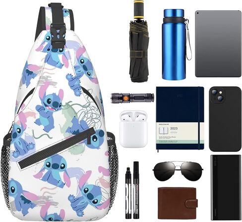 Cute Sling Bag for Man Fanny Pack Adult Crossbody Sling Backpack Travel Hiking Woman Chest Bag Daypack in Saudi Arabia