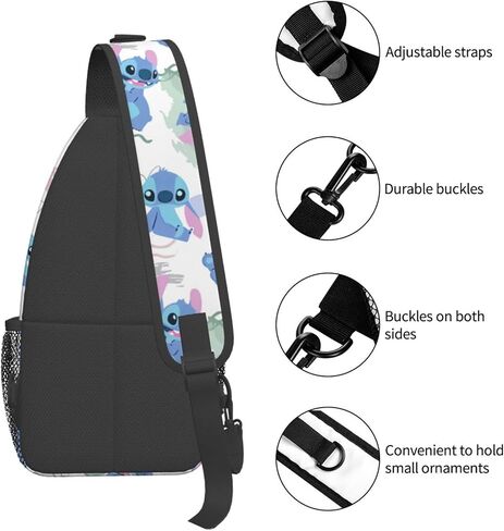 Cute Sling Bag for Man Fanny Pack Adult Crossbody Sling Backpack Travel Hiking Woman Chest Bag Daypack in Saudi Arabia
