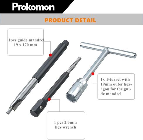 أداة تنظيف قاطعة مقعد حاقن الديزل 17 قطعة من Prokomon، أداة إزالة إصلاح المخرطة المسطحة، متوافقة مع BMW Mercedes-Benz Renault Ford in Kuwait