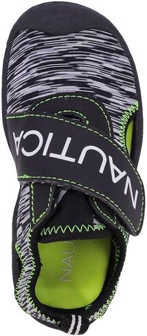 Nautica Kids' Water Shoe: Durable, Closed-Toe Sport Sandal for Girls and Boys - Ideal for Swimming-Bilean Toddler-Black Multi Print-8 in Saudi Arabia