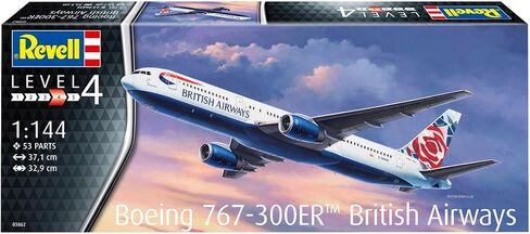 Revell 03862 Boeing 767-300ER British Airways 1:144 Scale Unbuilt/Unpainted Plastic Model Kit in Saudi Arabia