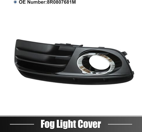 X AUTOHAUX 8R0807681M Front Left Driver Side Fog Light Grille Cover Trim for Audi Q5 8R0 2013-2017 in Saudi Arabia