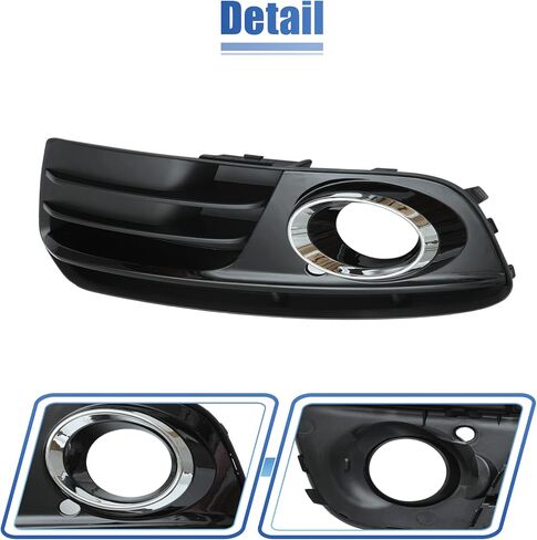 X AUTOHAUX 8R0807681M Front Left Driver Side Fog Light Grille Cover Trim for Audi Q5 8R0 2013-2017 in Saudi Arabia