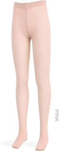 Theatricals Girls Footed Tights with Smooth Self-Knit Waistband T5415CLSNL Light Suntan Large in Saudi Arabia