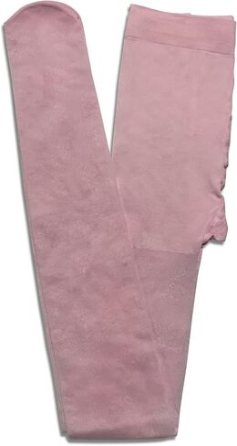 Girls Tights With All Over Floral Design. Sheer Pantyhose with Reinforced Toes and Top in Saudi Arabia