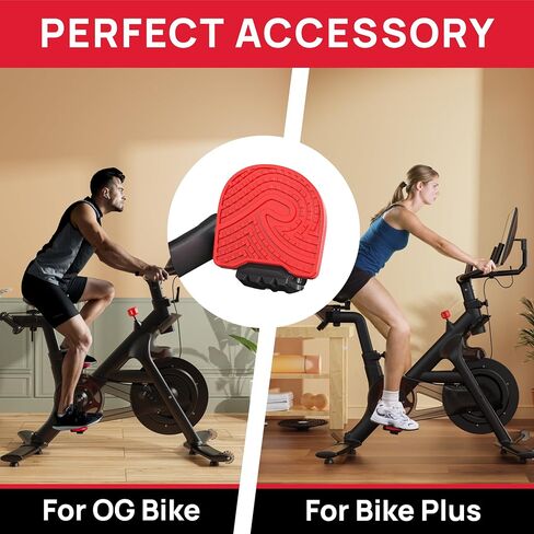 Pedal Converter Compatible with Peloton Bike & Bike Plus, Pedals for Regular Shoes Fit Original Bike & Bike+, Replacement Pedals Adapter, Flat Platform Clipless, Exercise Bike Accessories in Saudi Arabia