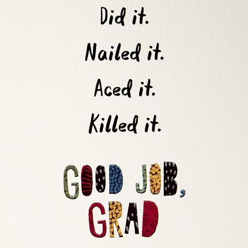 Hallmark Graduation Card (Crushed It) in Saudi Arabia