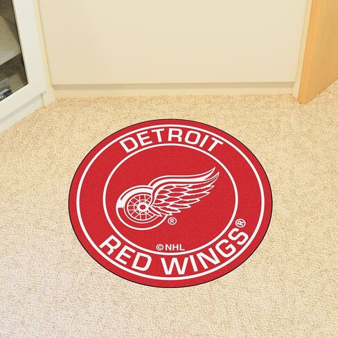 FANMATS 18871 NHL Detroit Red Wings Roundel Mat , 27" Diameter in Saudi Arabia