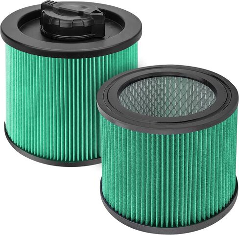 Fette Filter - 2 Pack DXVC4001 HEPA Filter Compatible with DEWALT DXV04T DXV05P DXV05S DXV08S DXV06G Wet Dry Shop Vacuums. Compare to Part# DXVC4001. in Saudi Arabia