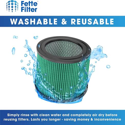 Fette Filter - 2 Pack DXVC4001 HEPA Filter Compatible with DEWALT DXV04T DXV05P DXV05S DXV08S DXV06G Wet Dry Shop Vacuums. Compare to Part# DXVC4001. in Saudi Arabia
