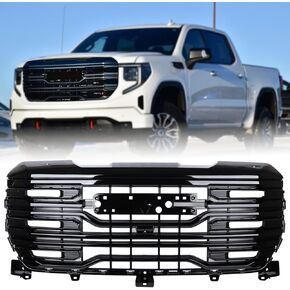 Black Grille Compatible with 2022-2024 GMC Sierra 1500 SLT/AT4/AT4X 84878061 in Kuwait
