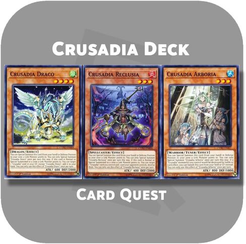 Generic Complete Custom Deck for Yu-Gi-Oh! - Crusadia & World Legacy Link Deck in Saudi Arabia