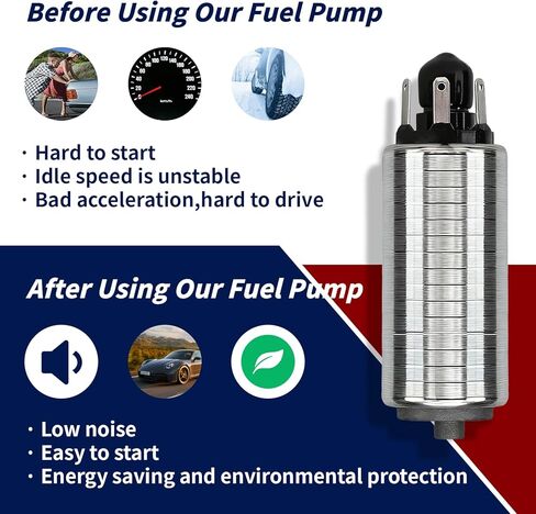 Electric Fuel Pump 892267A51 Compatible with 2002-2010 Mercury Marine Mercruiser 4-Stroke Outboard 20HP 25HP 30HP 40HP 50HP 60HP, OE: 7206782; 6990188; 892267A51; 898101T67; 892267530 in Saudi Arabia