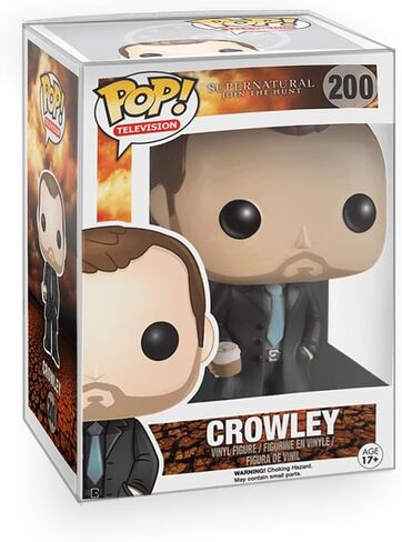 Pop Supernatural - Crowley Vinyl Figure Included with Box Protector Compatible for Funko in Saudi Arabia