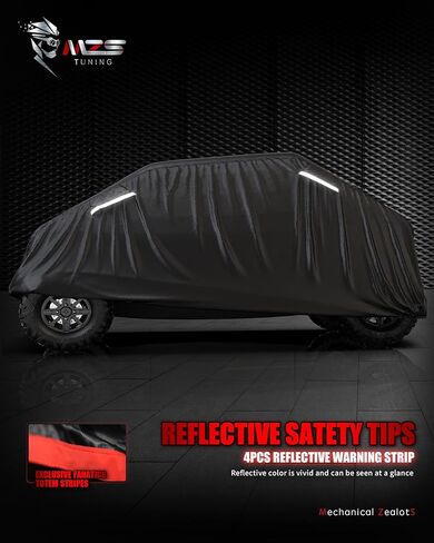 MZS X3 MAX Cover 4 Seater, UTV Cover Heavy Duty Waterproof Compatible with Maverick X3 MAX DS RS MR Turbo R 2017-2025, Fit up to 177 Inch All Weather Outdoor Protection Covers Accessories in Saudi Arabia