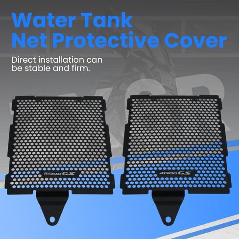 استبدال واقي المبرد للدراجات النارية BMW R1300GS R1300 GS R 1300 GS ADV ADVENTURE 2023 2024 غطاء حماية شبكة المبرد الألومنيوم (أسود) in Kuwait