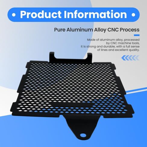 استبدال واقي المبرد للدراجات النارية BMW R1300GS R1300 GS R 1300 GS ADV ADVENTURE 2023 2024 غطاء حماية شبكة المبرد الألومنيوم (أسود) in Kuwait