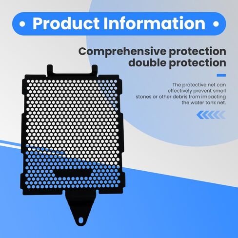 استبدال واقي المبرد للدراجات النارية BMW R1300GS R1300 GS R 1300 GS ADV ADVENTURE 2023 2024 غطاء حماية شبكة المبرد الألومنيوم (أسود) in Kuwait