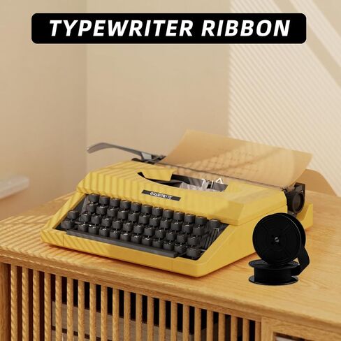 2 Pairs Universal Typewriter Ribbon Deep Black Typewriter Ink Ribbon Replacement for Vintage Manual Typewriters Most Models in Kuwait