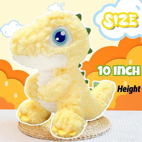 Green Dinosaur Stuffed Animal 12" Dino Plush Toys for Kids, Kawaii Dinosaur Plush Toys Pillow, Cute Plushie, Dino Stuffed Animals for Girls and Boys, Easter Basket Stuffers, Party Favors in Saudi Arabia