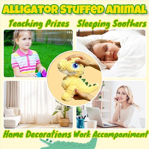 Green Dinosaur Stuffed Animal 12" Dino Plush Toys for Kids, Kawaii Dinosaur Plush Toys Pillow, Cute Plushie, Dino Stuffed Animals for Girls and Boys, Easter Basket Stuffers, Party Favors in Saudi Arabia