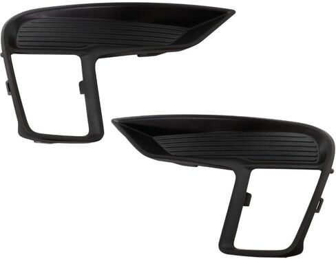 Set of 2 Fog Light Covers Front Driver & Passenger Side Left Right for Ford for Explorer Base 2018-2019 Pair (Textured Black) JB5Z17B968AA FO1039180 in Saudi Arabia