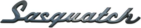 قطعة واحدة من لوحة اسم Sasquatch الكلاسيكية، شعار شارة ثلاثية الأبعاد متوافق مع Ford Bronco SUV/Sport (أسود) in Kuwait