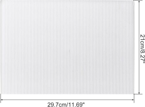 uxcell 10pcs Corrugated Cardboard Paper Sheets,Pink,7.87-inch x 11.81-inch,for Craft and DIY Projects in Saudi Arabia