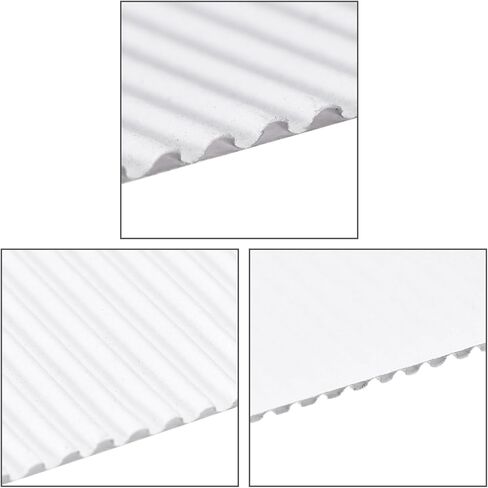 uxcell 10pcs Corrugated Cardboard Paper Sheets,Pink,7.87-inch x 11.81-inch,for Craft and DIY Projects in Saudi Arabia