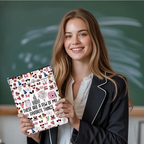 رحلة عطلة هدية كتاب كم الحقيبة للماء يغطي الكتاب حكايات خرافية شخصية كرتونية مطبوعة الحقيبة مع جيوب حامي للكتب عاشق القارئ عيد الميلاد هدية عيد ميلاد للنساء الفتيات المشجعين in Kuwait