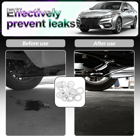 20 قطعة من حشوات قابس تصريف الزيت OEM #94109-14000، 90430-12031، قابس تصريف زيت غسالة سحق الألومنيوم متوافق مع Honda Civic CR-V Accord Acura CL Integra، غسالة سحق الزيوت in Saudi Arabia