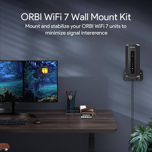 Starlink Gen 3 Mount, 2 in 1 Starlink Wall Mount for Starlink Gen 3 Mesh Router and Power, Starlink Wall Holder for Gen 3 High Performance WiFi Router and Power, Starlink V3 Mounting Kit in Kuwait