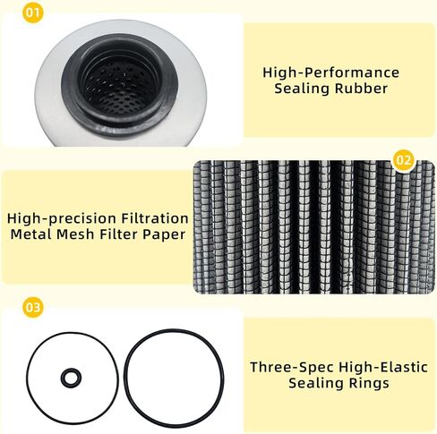 فلتر زيت 420956744 لـ Can-Am Spyder & Sea-Doo RXT-X RXP-X GTX 300، يناسب محركات Rotax 1503/1630 (130hp - 300hp) لمركبات Sea-Doo المائية، يستبدل 420956743، 420956747 (قطعتان) in Kuwait